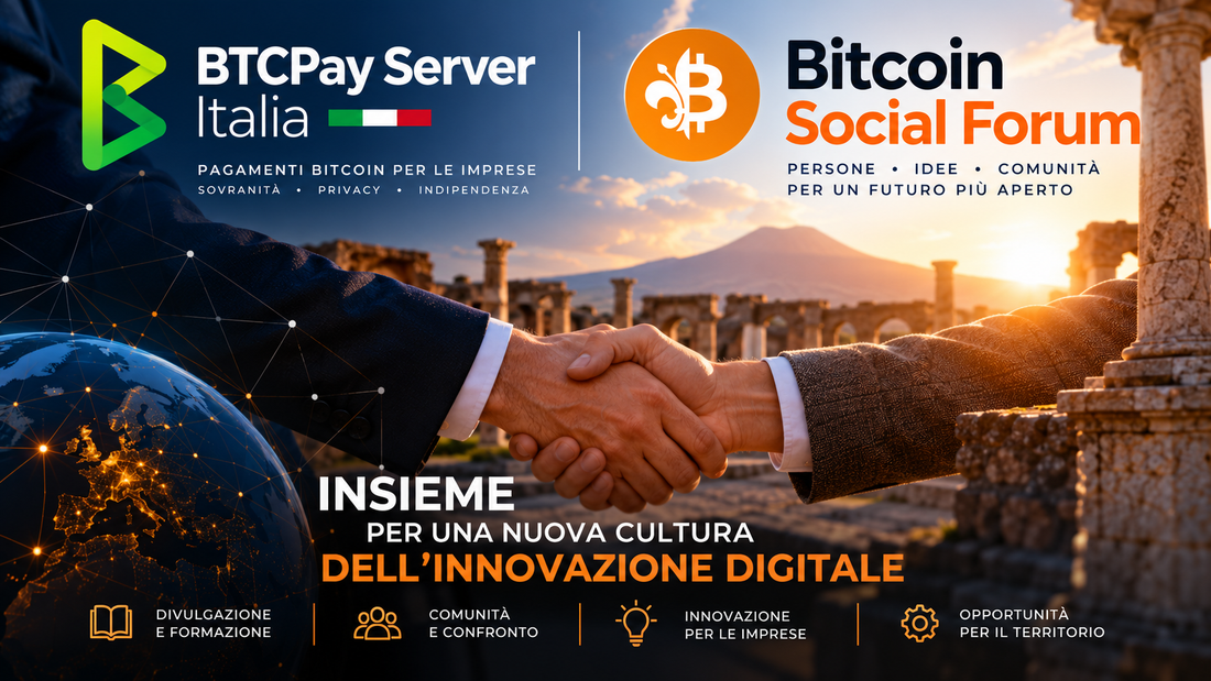 BTCPay Server Italia entra nel Bitcoin Social Forum: una visione condivisa per l’innovazione