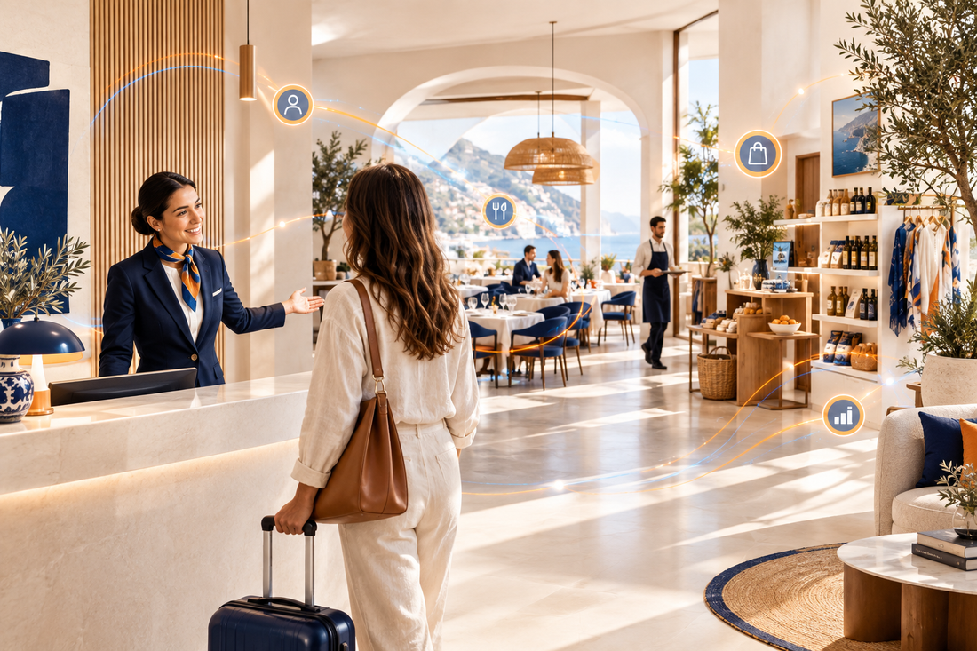 AI nelle imprese e nel turismo: applicazioni pratiche per hotel, ristoranti, negozi e professionisti