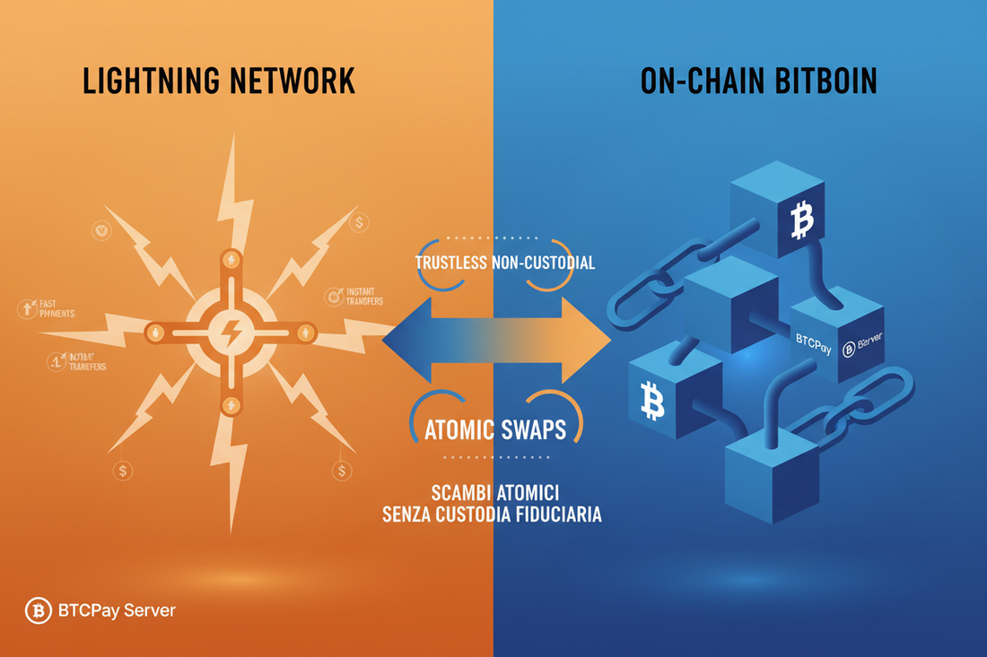 Plugin Boltz su BTCPay Server: swap Lightning ⚡ e on-chain Bitcoin senza intermediari